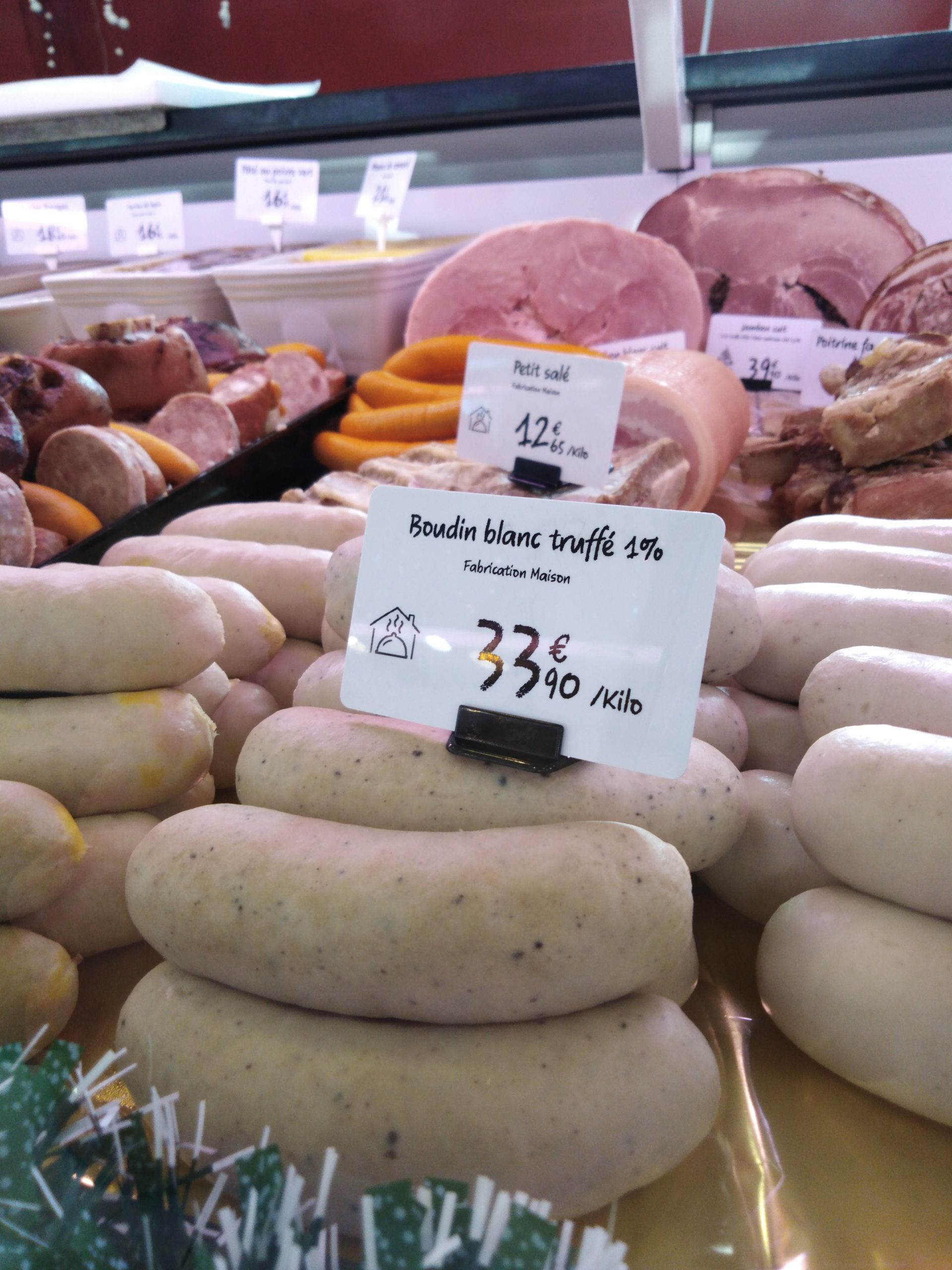 Boudin blanc truffé 1%