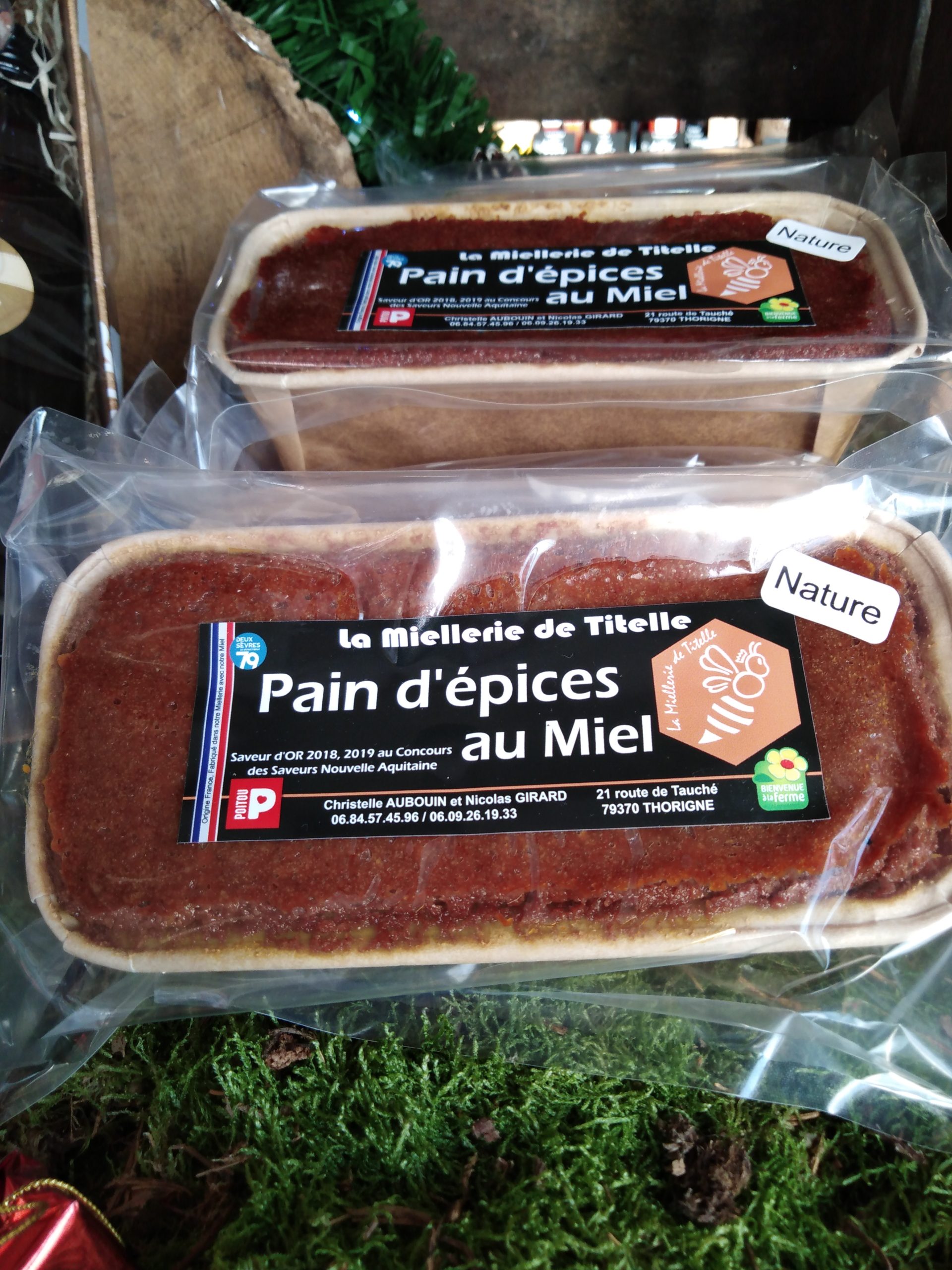 Pain d'épices nature