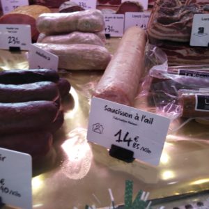 saucisson à l'ail