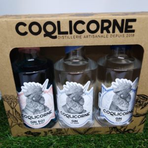 Coffret de la distillerie Coqlicorne