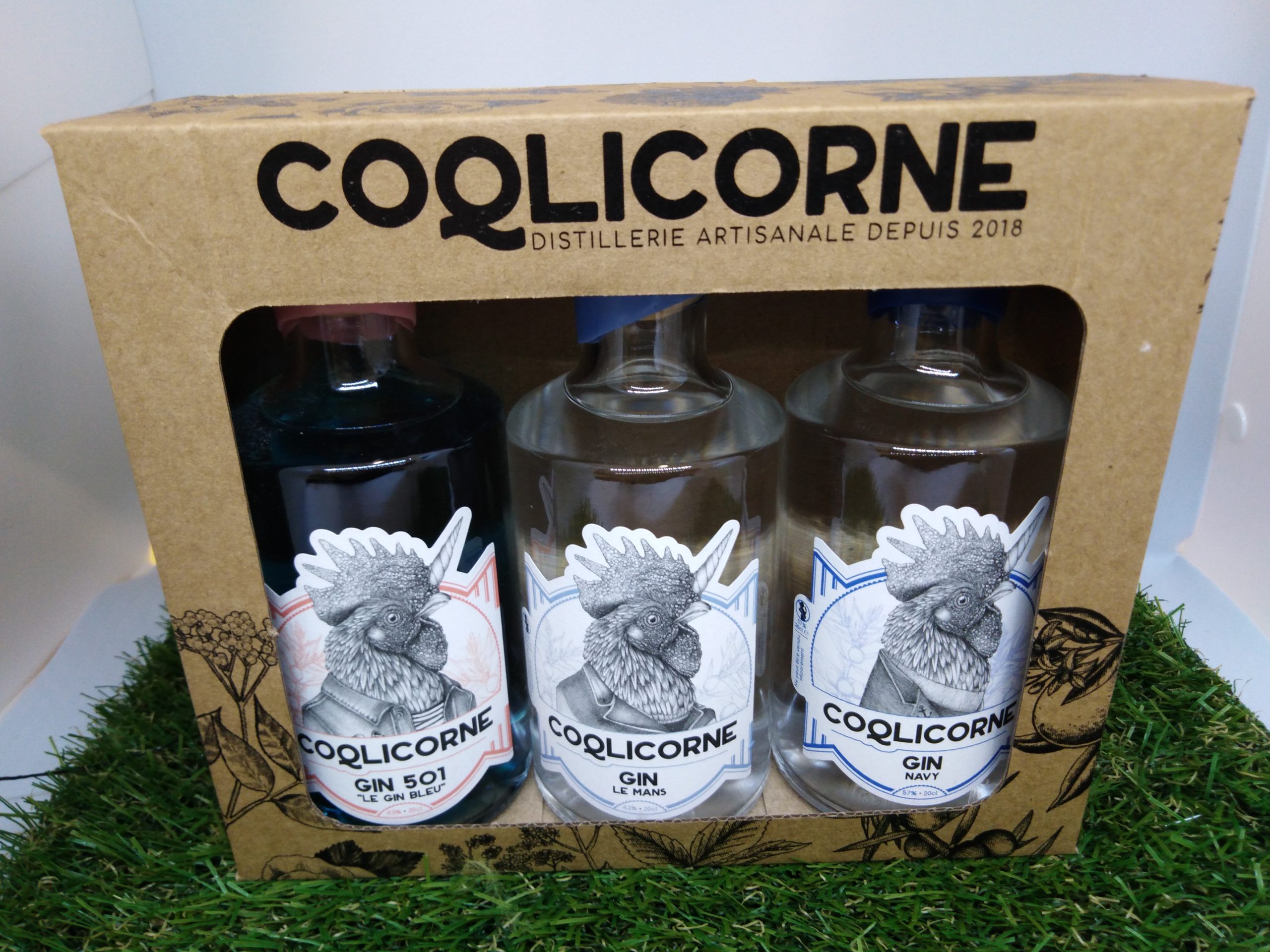 Coffret de la distillerie Coqlicorne