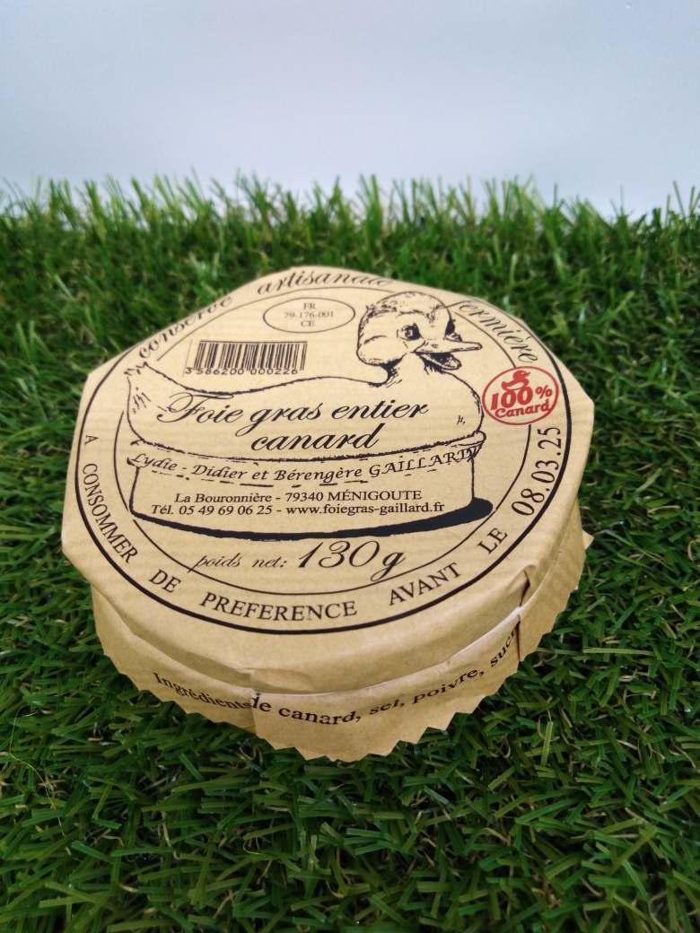 Foie gras entier de canard