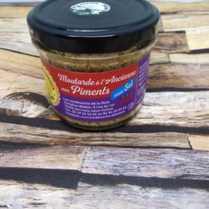 Moutarde à l'Ancienne aux piments